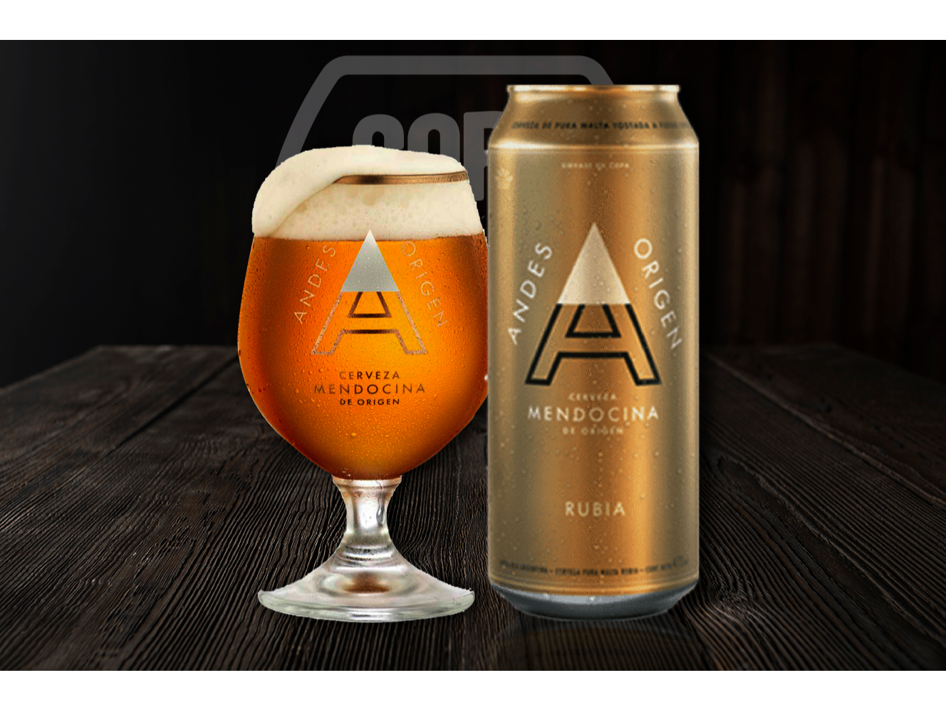 ANDES RUBIA 473ml de Copa Tomada