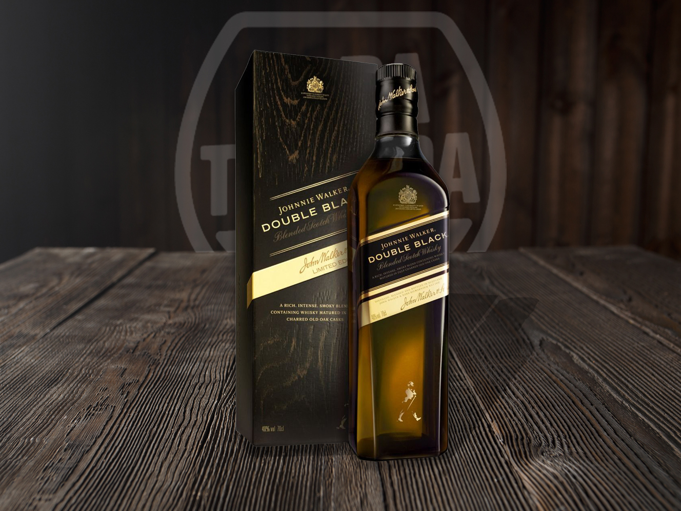 JOHNNIE WALKER DOUBLE BLACK 750 ML