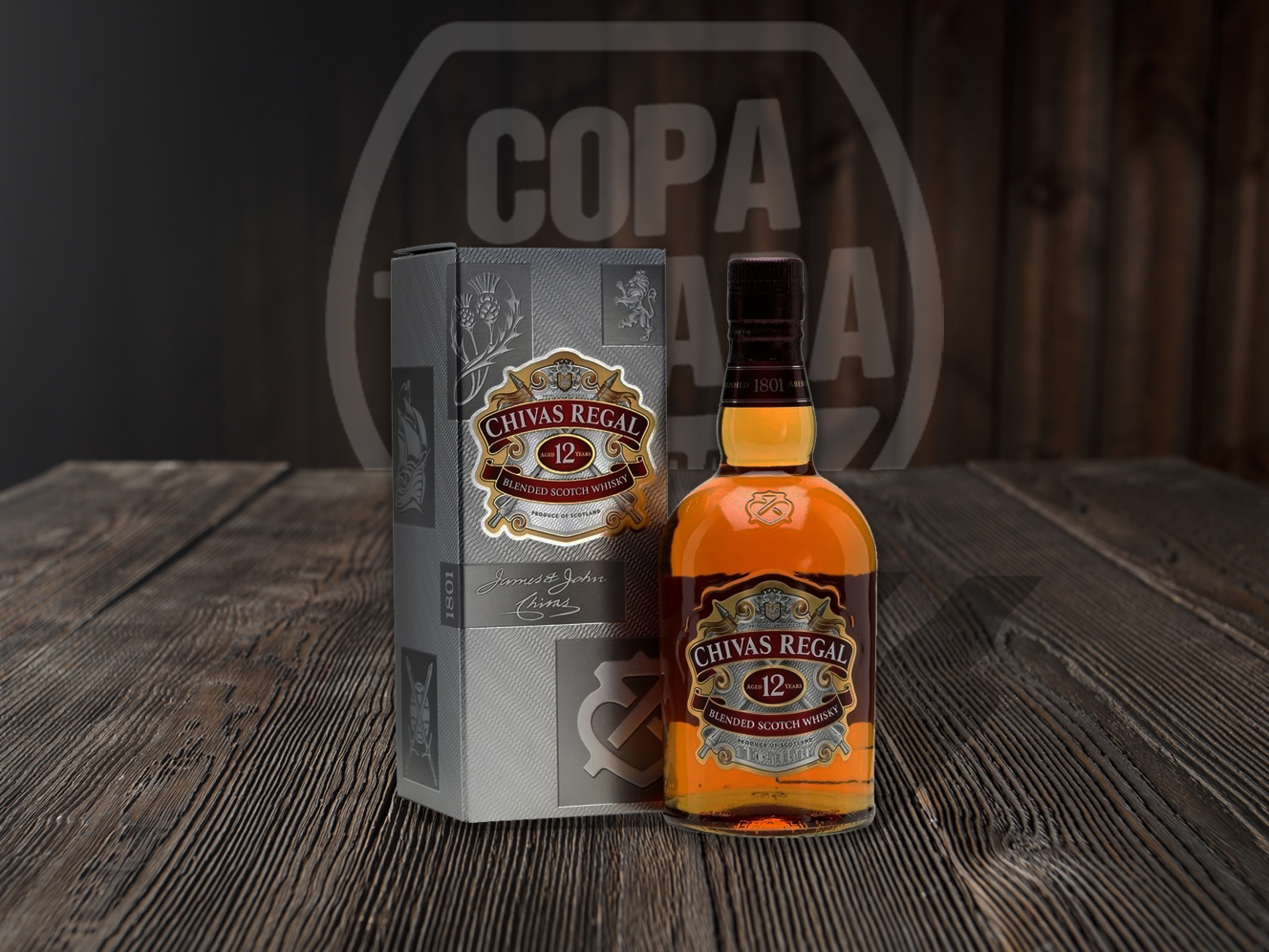 CHIVAS REGAL 12 AÑOS 750 ML