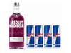 ABSOLUT SABORIZADO + 4 RED BULL