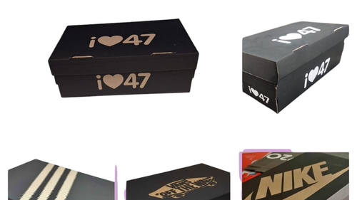 Cajas zapatillas marca más de 50 unidades
