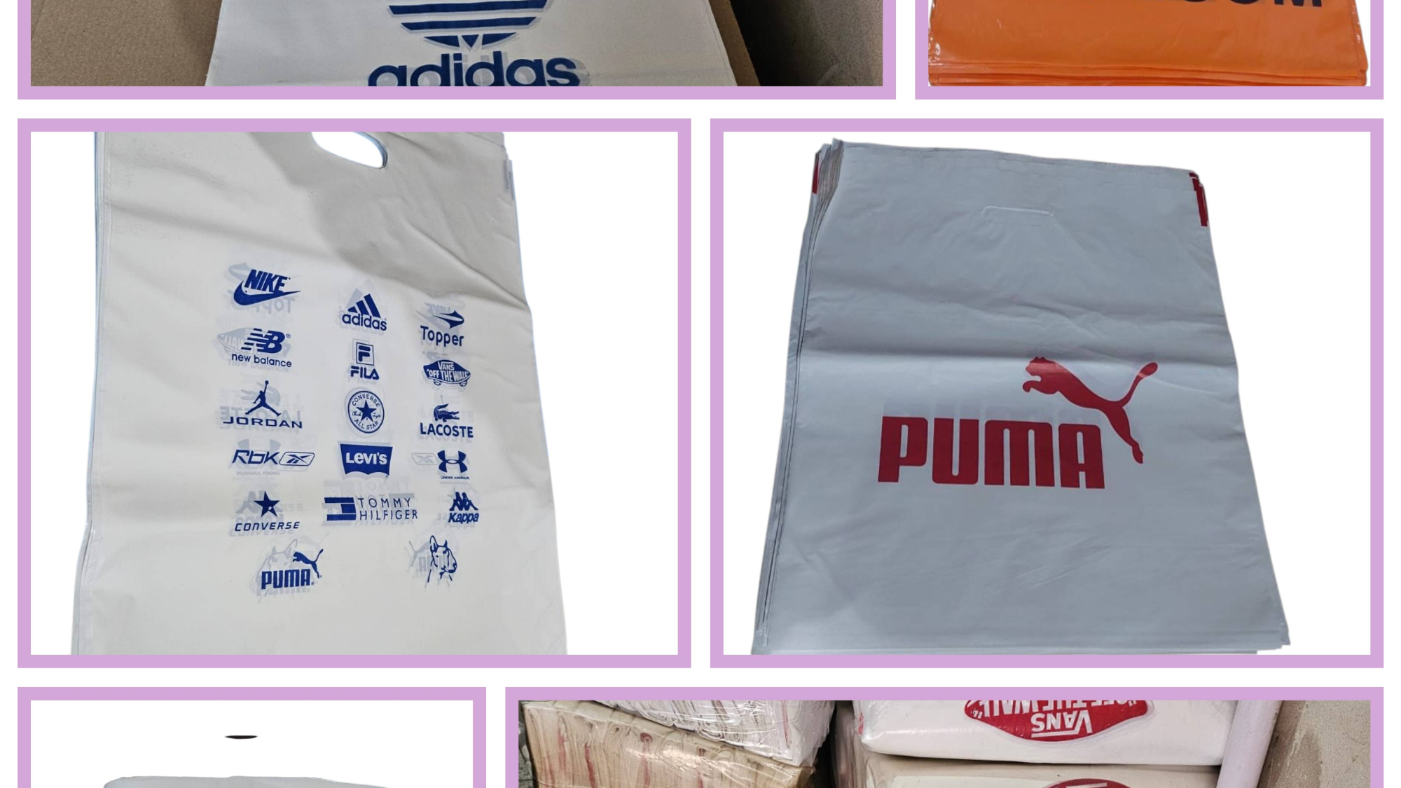 Bolsas marcas por unidad menos de 50