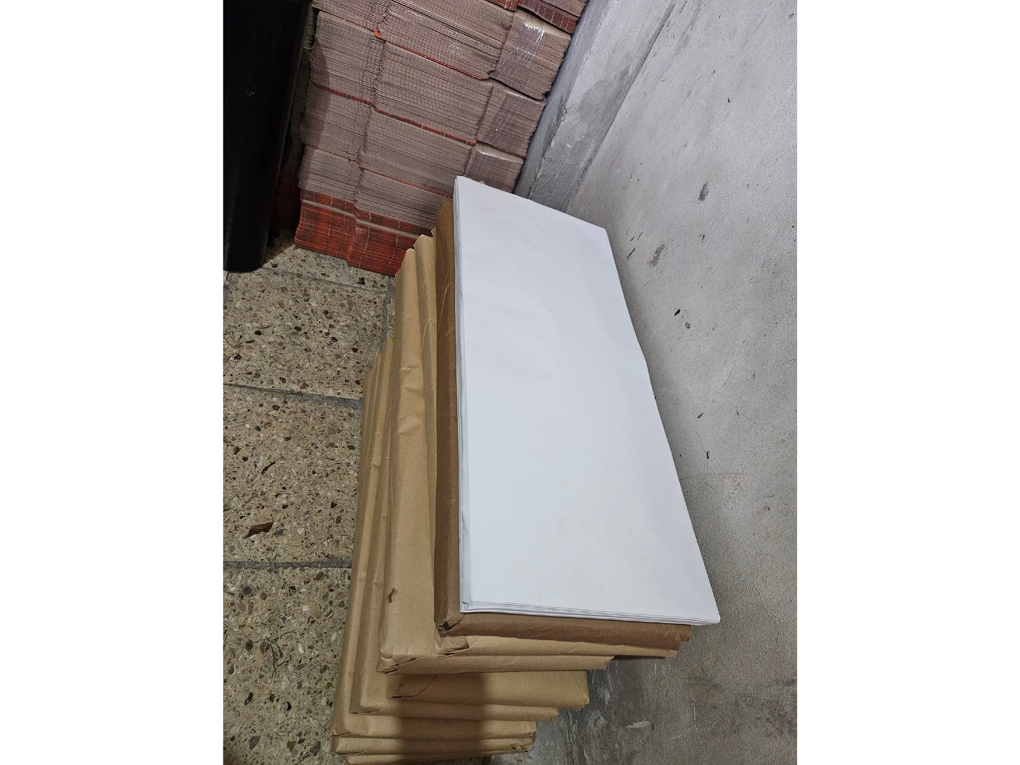 Pack x 100 sulfito seda liso blanco