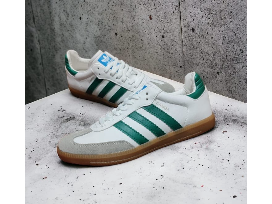 Samba blanca con verde 36