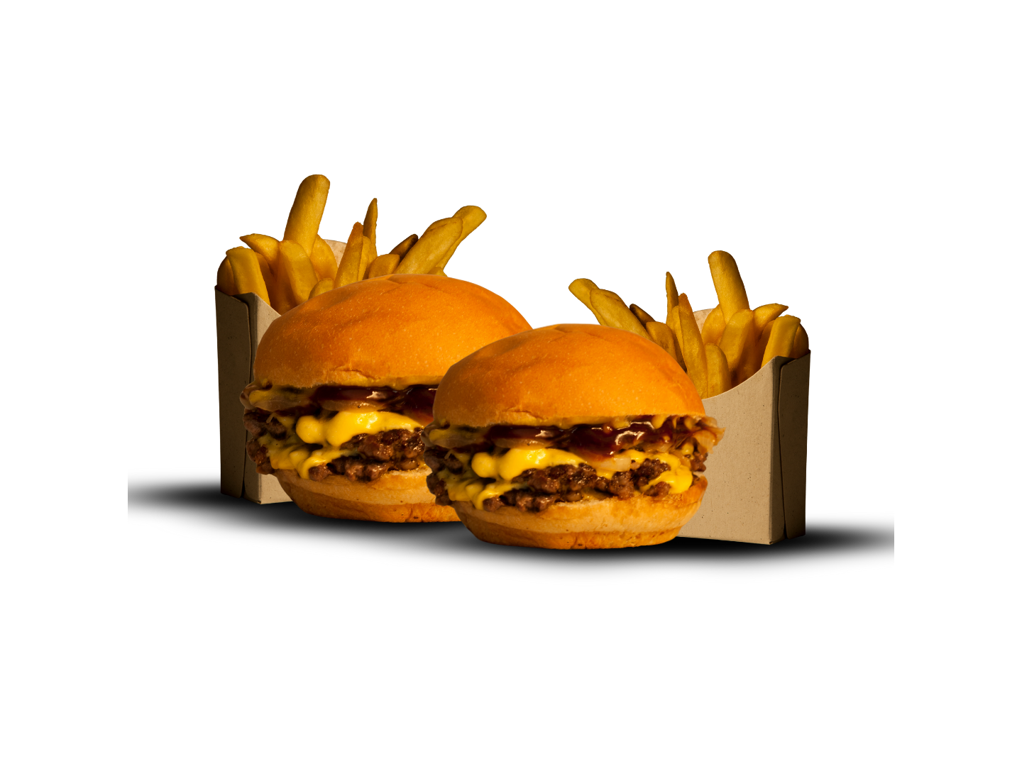 2 Royal Dobles + Papas