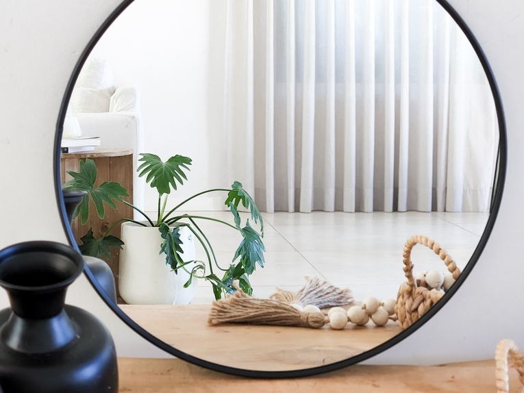 Espejo redondo decorativo