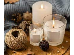 Set de 3 velas aromáticas