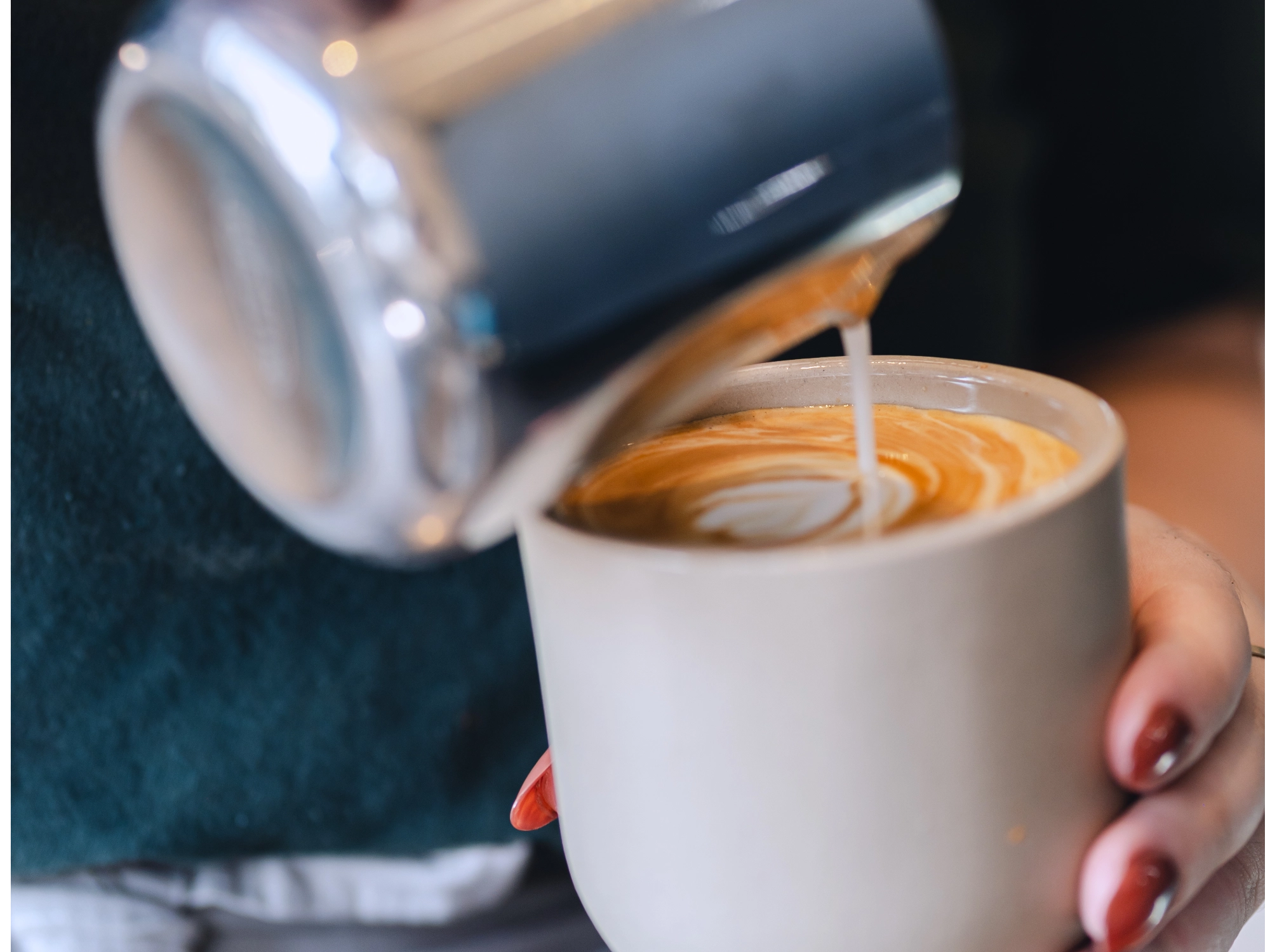 Pistacho latte