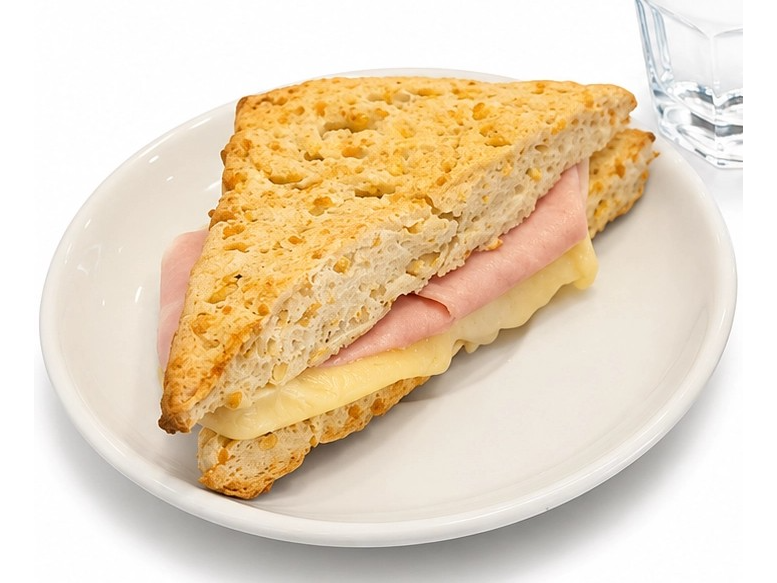 Scon con Jamon y queso