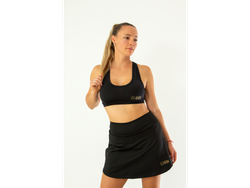 SHORT POLLERA X LARGE NEGRO CLARO