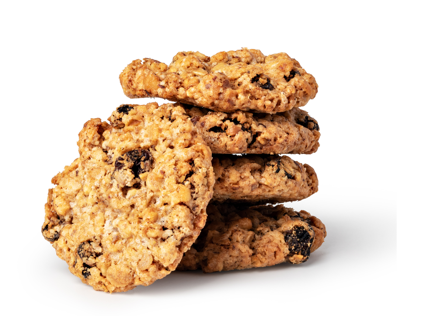 Cookies de avena y pasas de uva