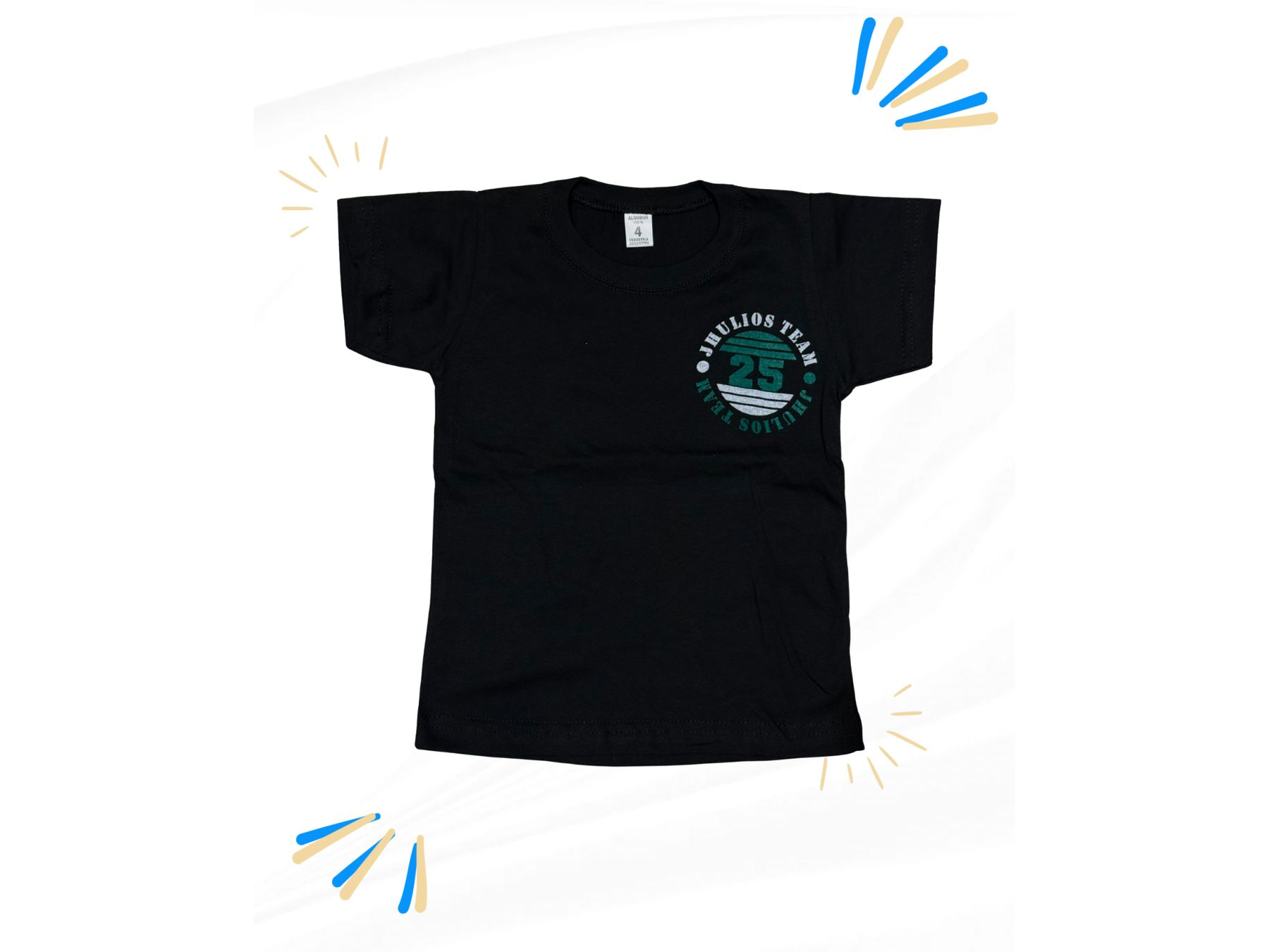 Remera algodón con estampa pequeña