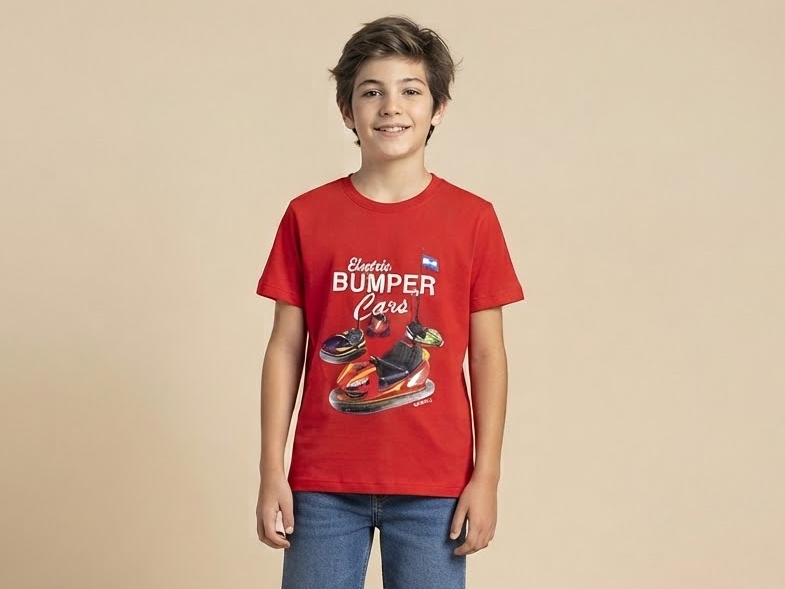 Remera algodón con estampa de CantinhoKids