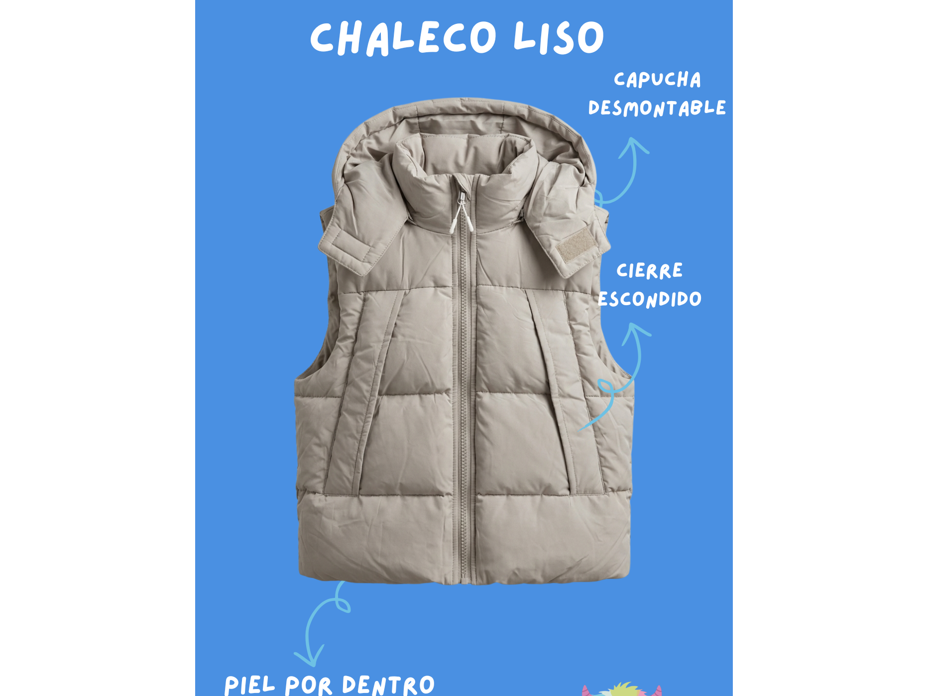 CHALECOS LISOS