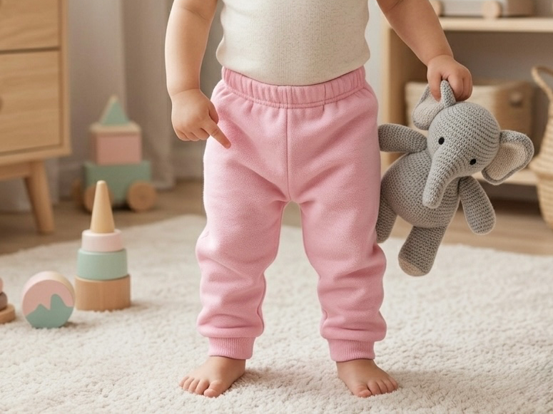 PANTALÓN CON FRIZA BEBA