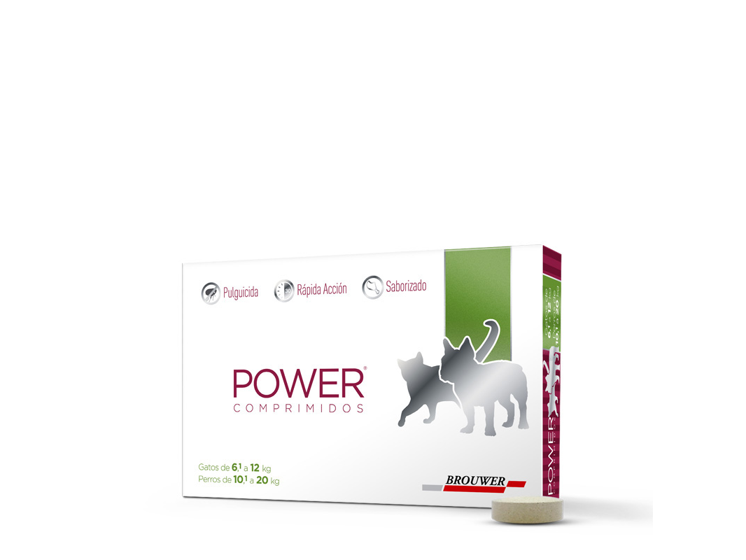 COMPRIMIDOS POWER 10-20kg perros/ 6-12kg gatos