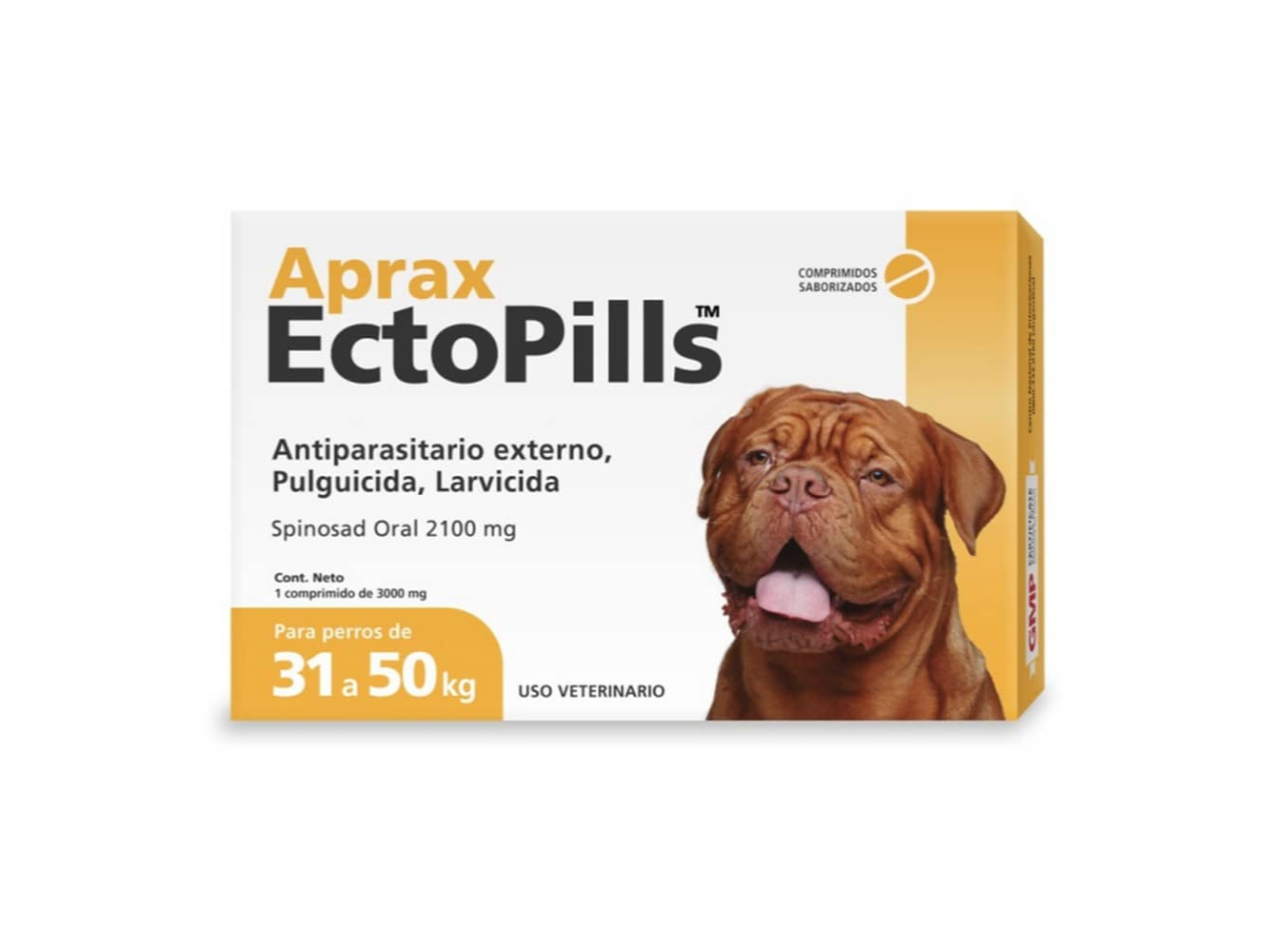 COMPRIMIDOS ECTOPILLS PERROS 31-50 KG