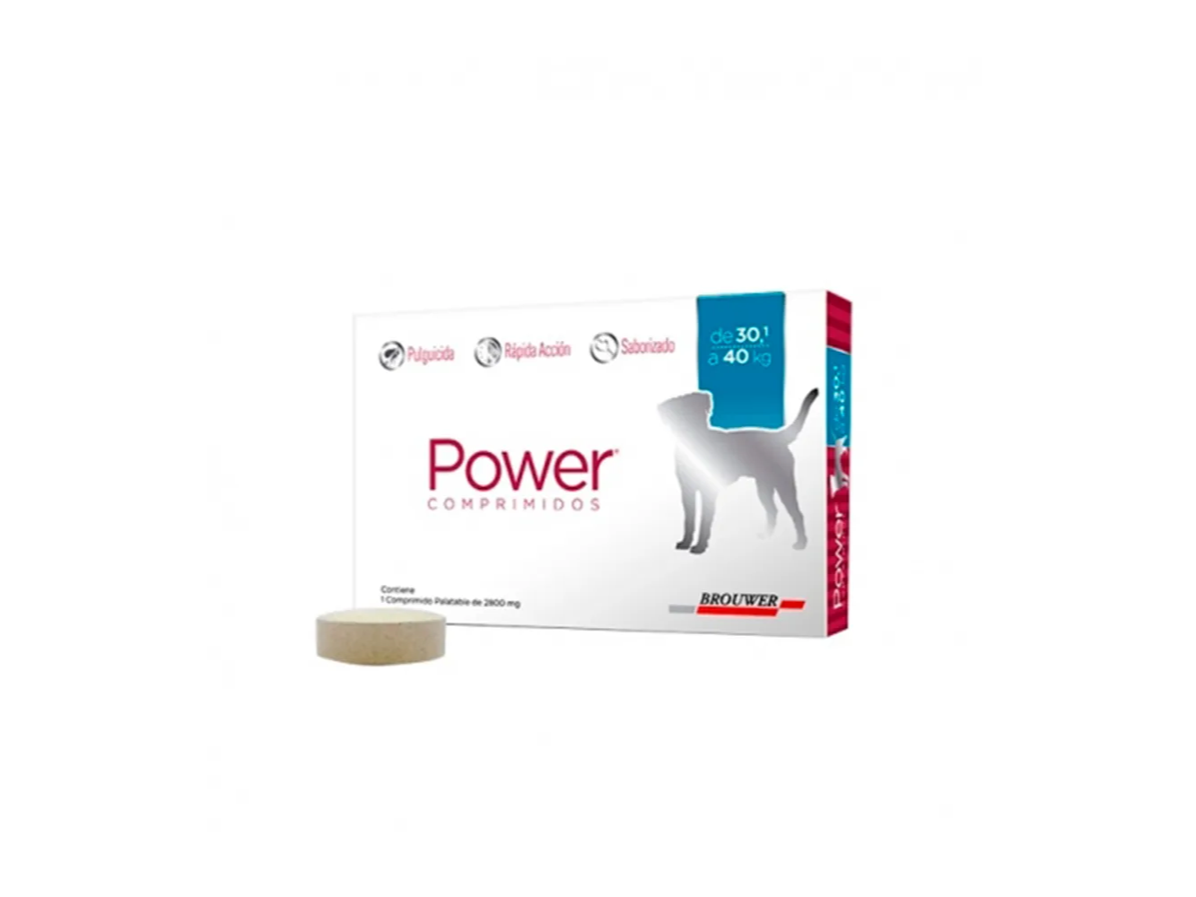 COMPRIMIDOS POWER 30-40kg perros