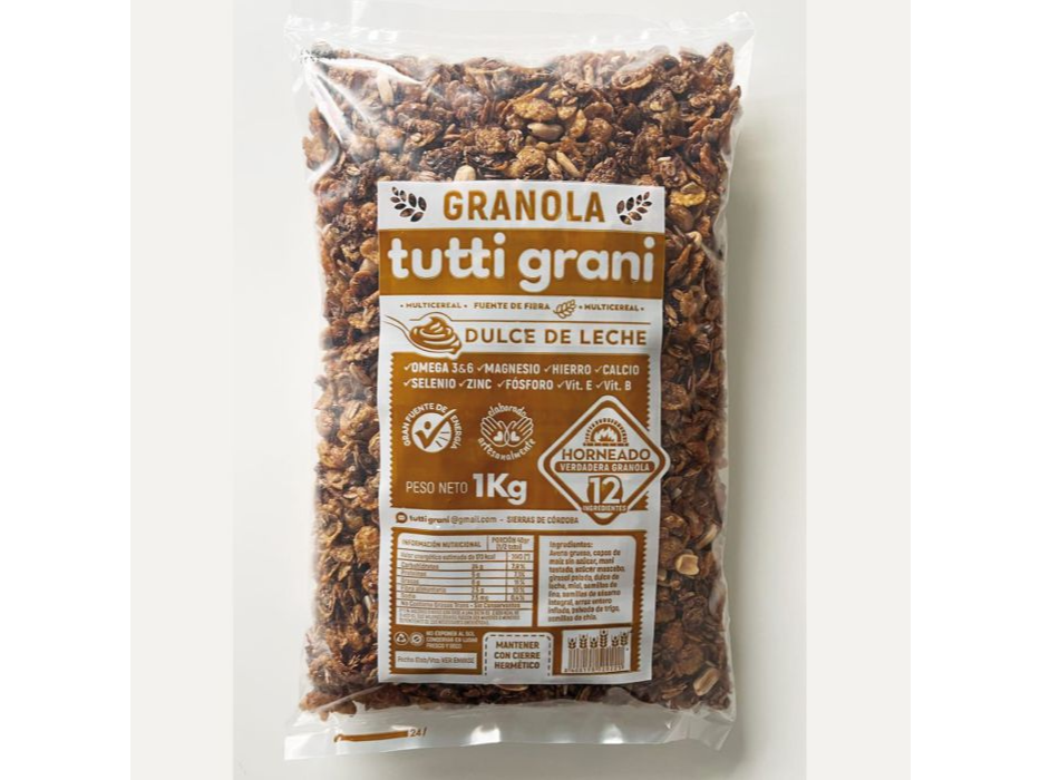Granola de Dulce de Leche - Tutti Grani x 1 kg