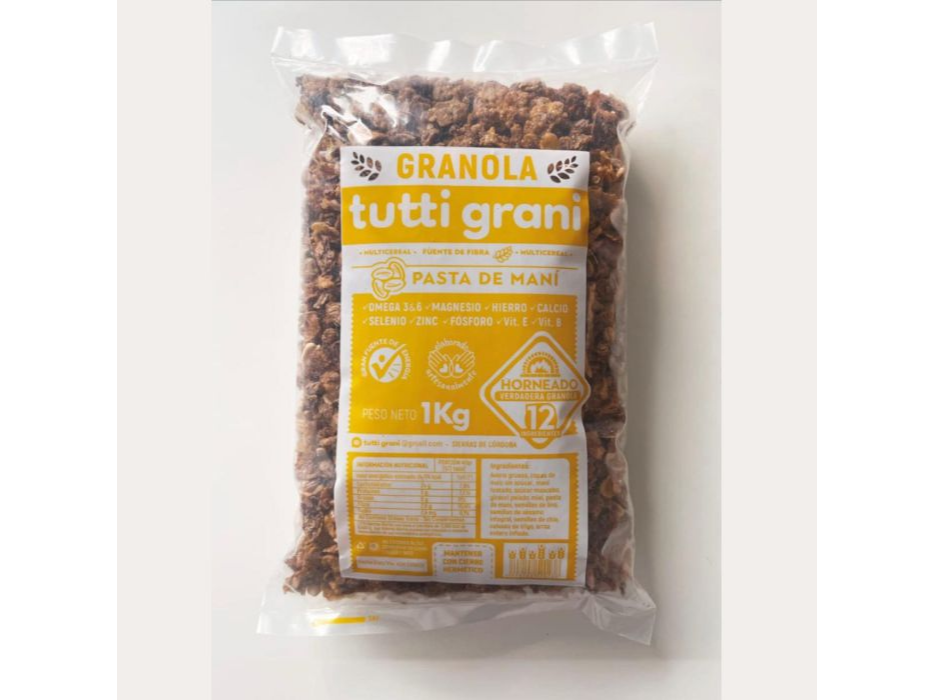 Granola con Pasta de Mani - Tutti Grani x 1 kg