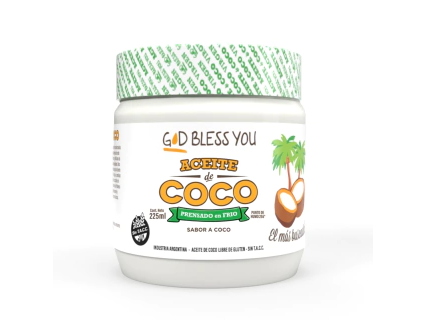 Aceite de Coco Virgen x 225 ml - God Bless You