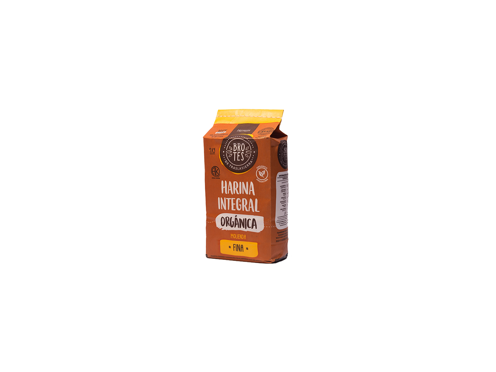 Harina Integral Organica x 1 kg - Brotes