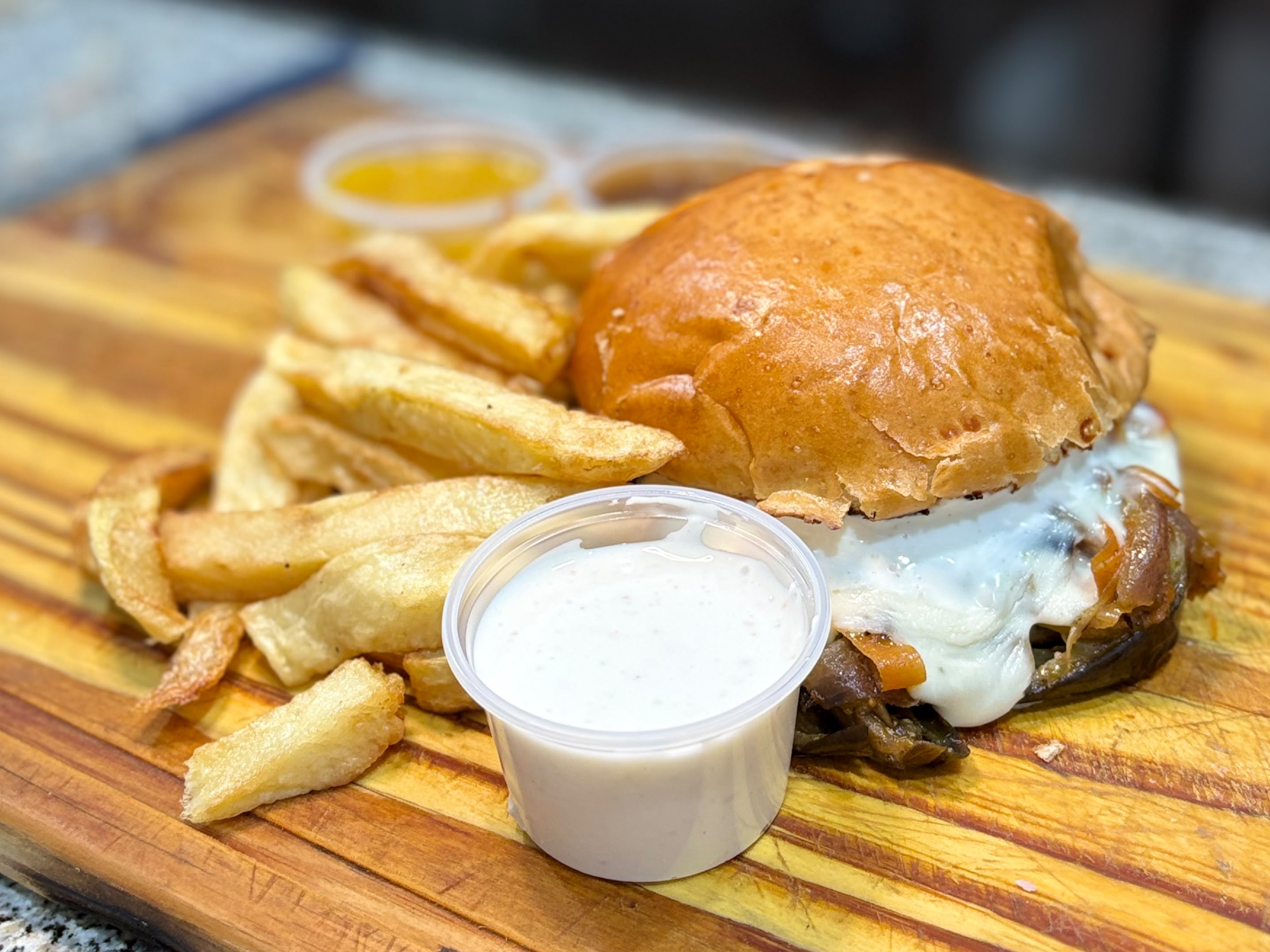 Veggie burger de 1986 Lomiteria de Barrio