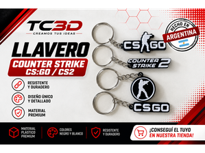 Llavero Counter Strike de TC3D
