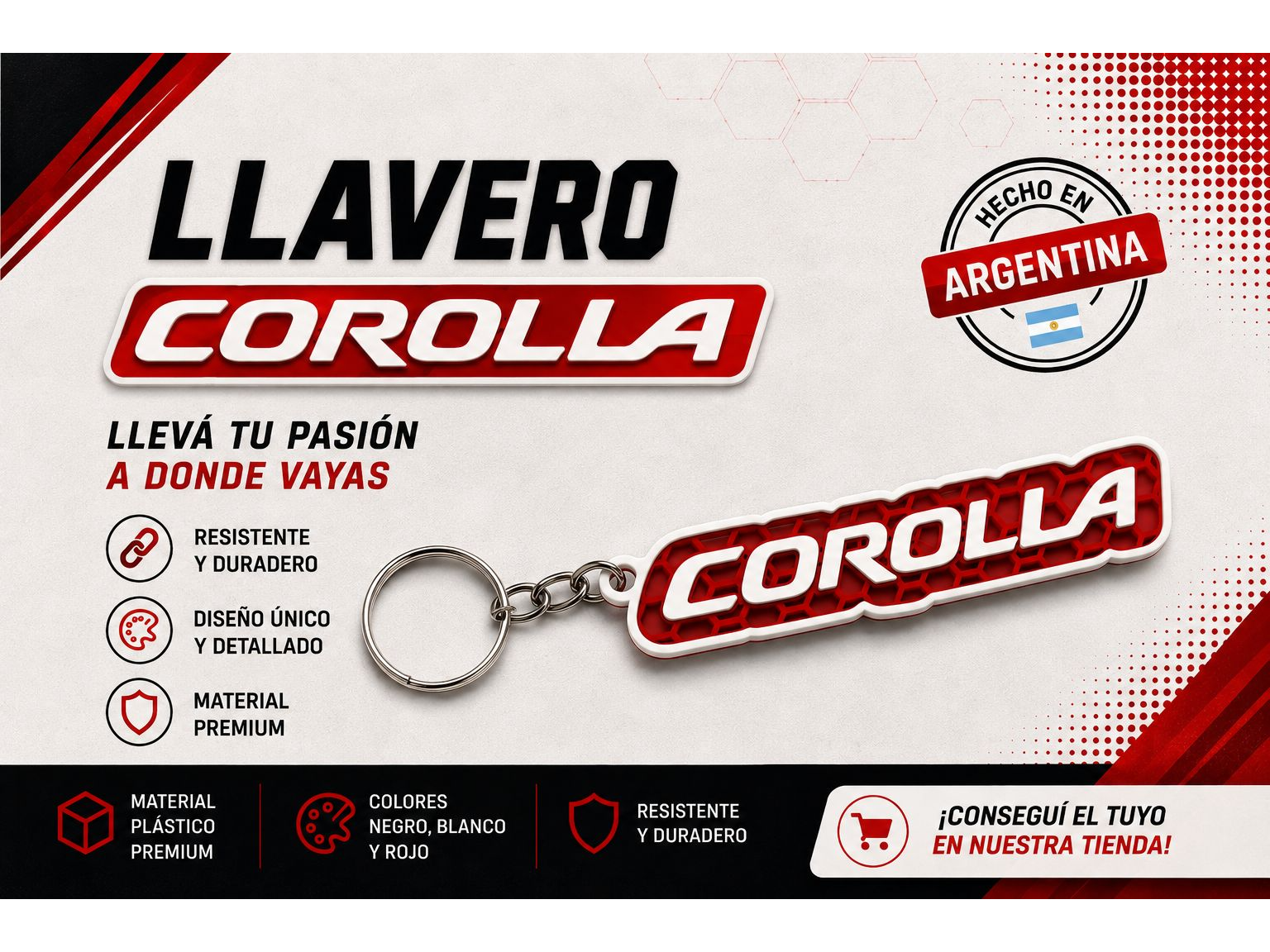 Llavero Corolla de TC3D