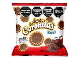 GALLETITAS MINICORONITAS CHOCOLATE  140g