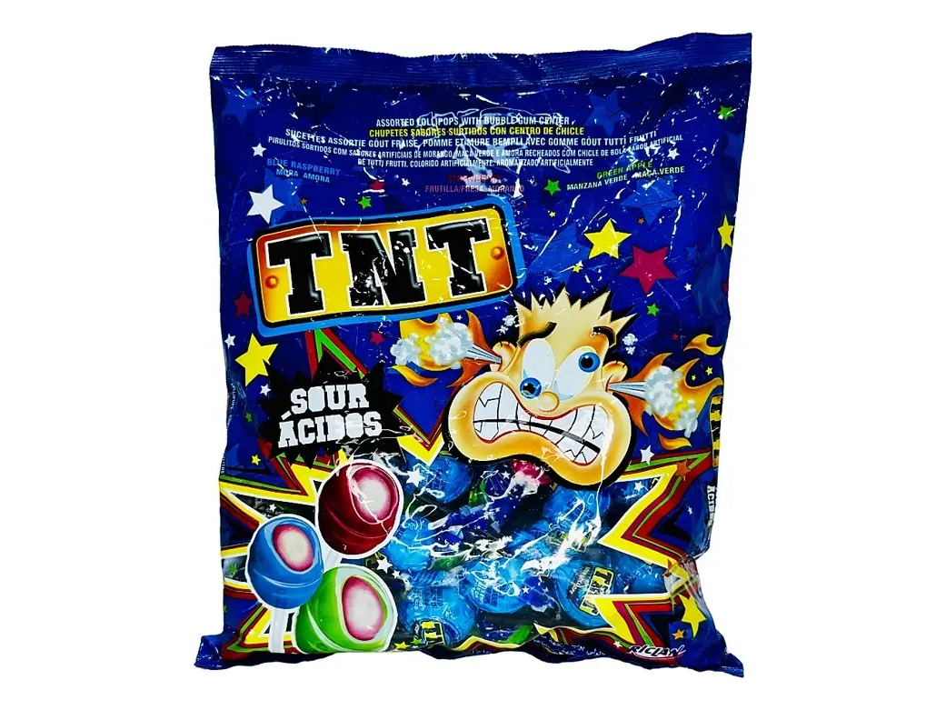 CHUPETIN TNT SUPER ACIDOS CON CHICLE