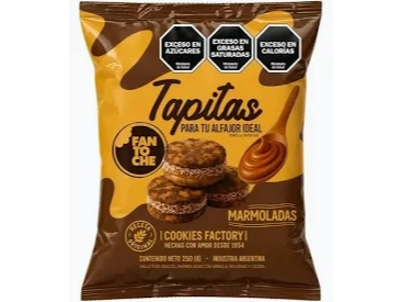 TAPITA ALFAJOR FANTOCHE MARMOLADA x 350g