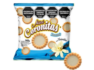 GALLETITAS MINICORONITAS VAINILLAS 140g