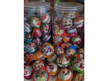 GOMITAS BLANDAS PUMKIN BALL x 60u