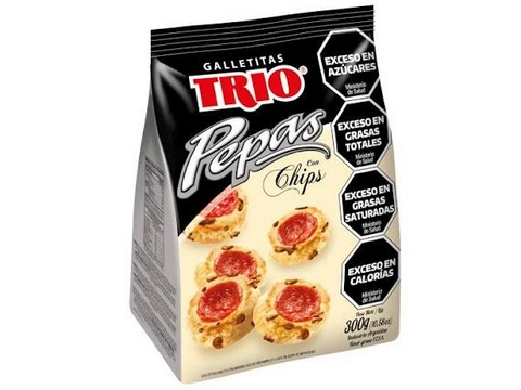 TRIO PEPAS CON CHIPS 300g