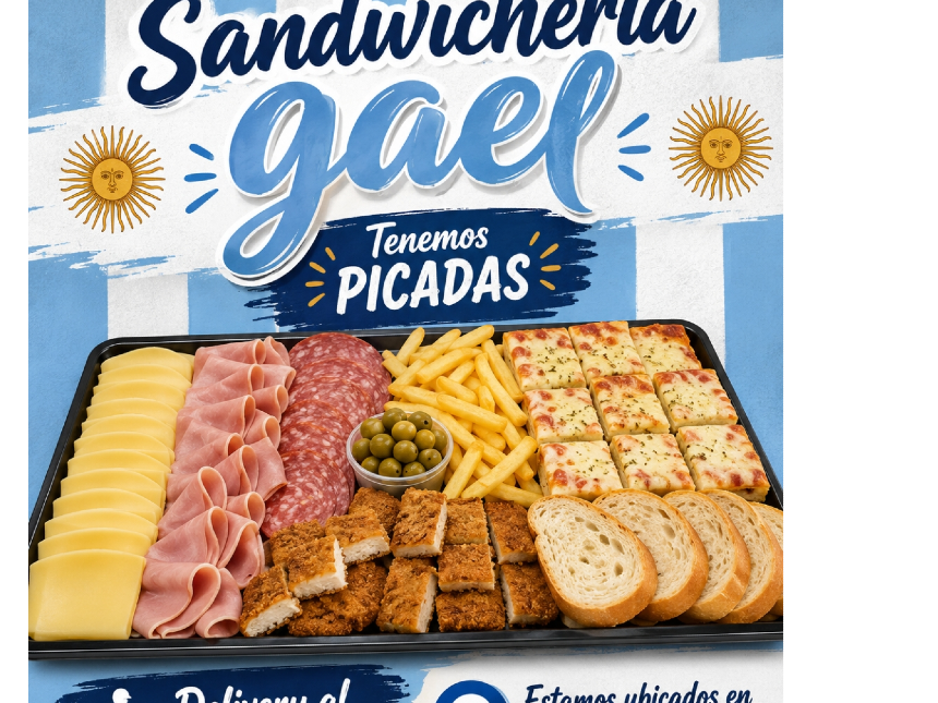 Picada para compartir de Sandwicheria Gael