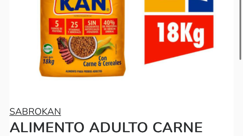 Alimentos para Mascotas , Sacos