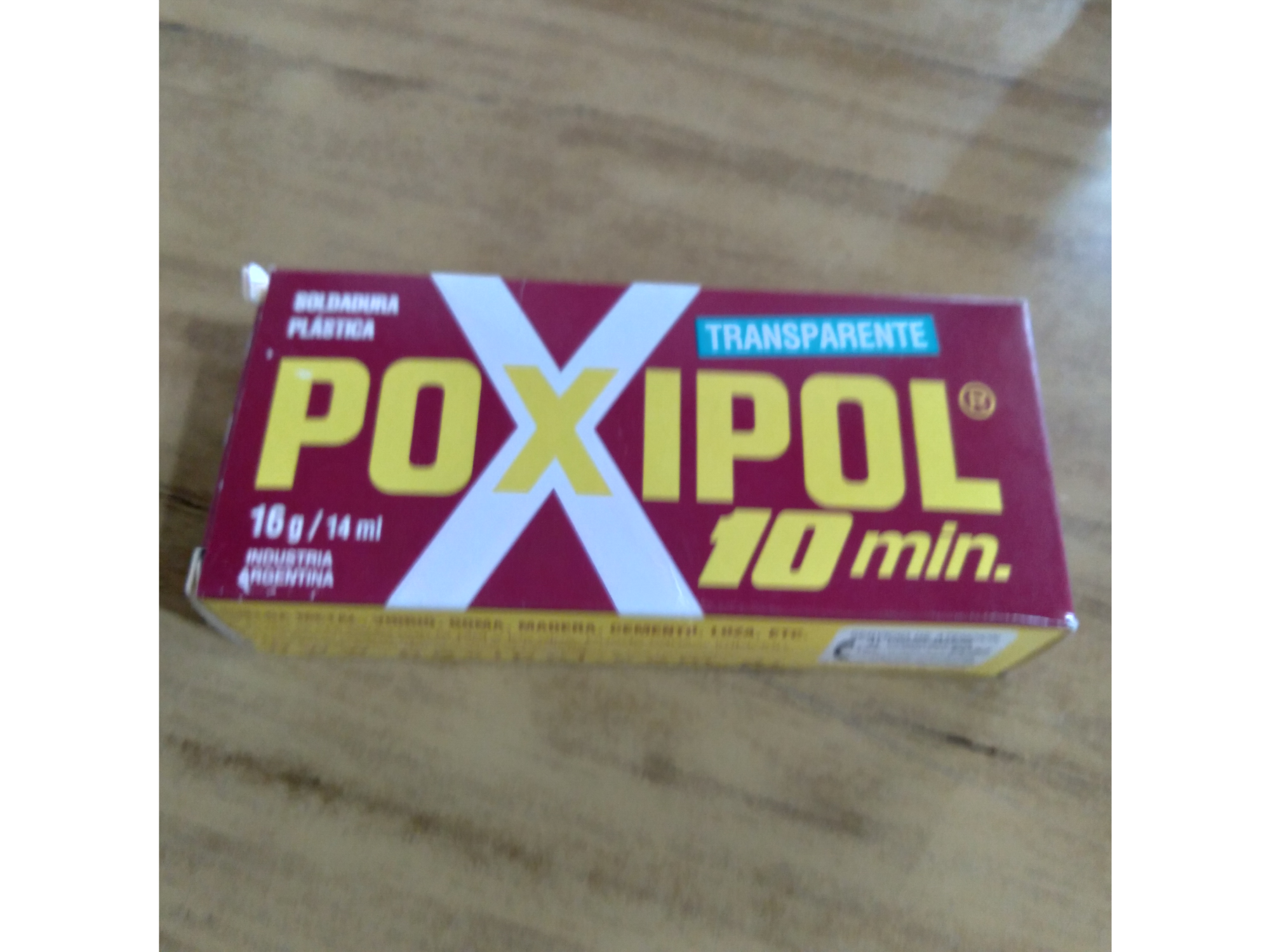 POXIPOL TRANSPARENTE 10 min.