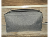 CARTUCHERA DOBLE CIERRE GRIS
