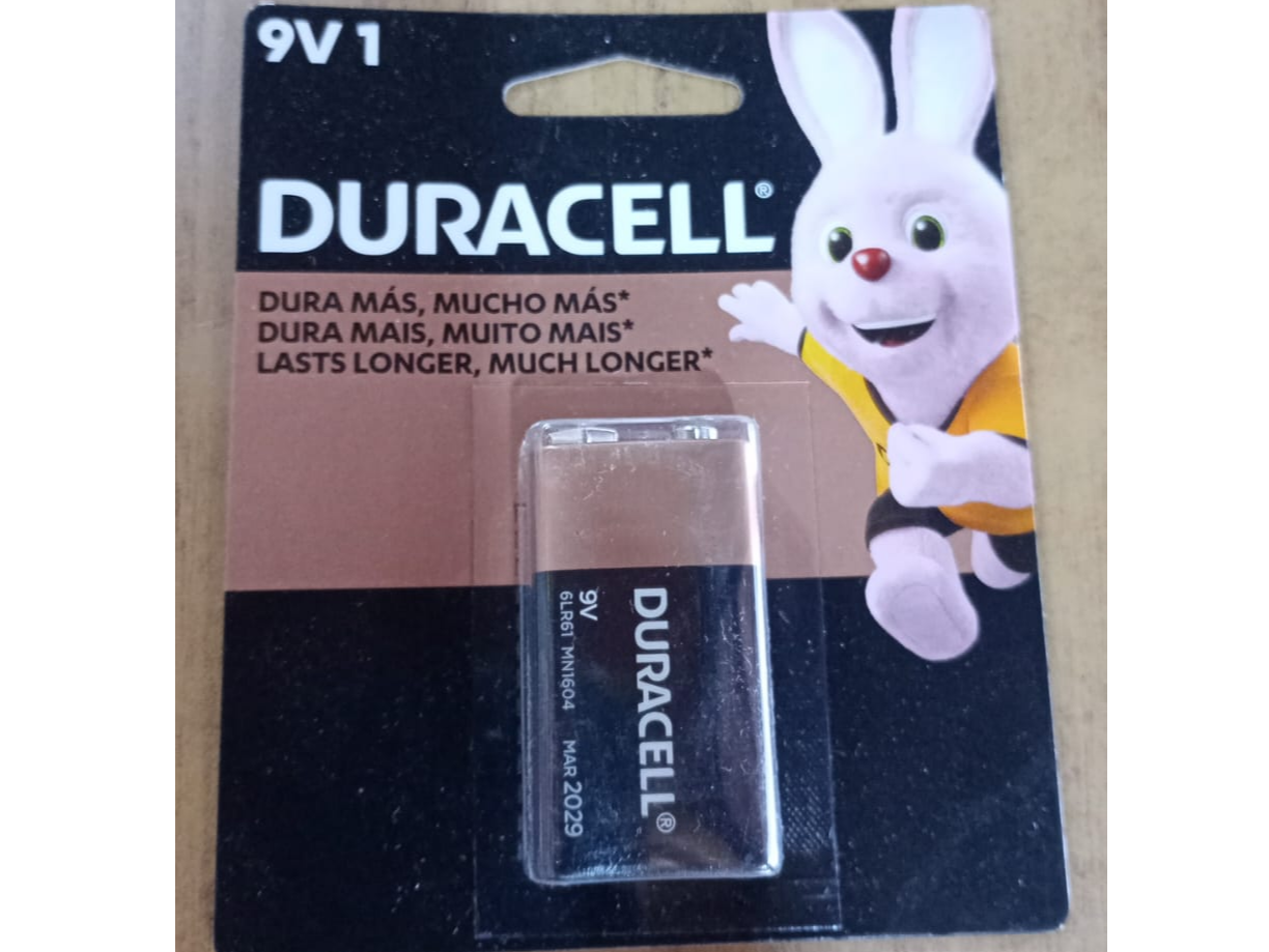 BATERÍA 9V. DURACELL
