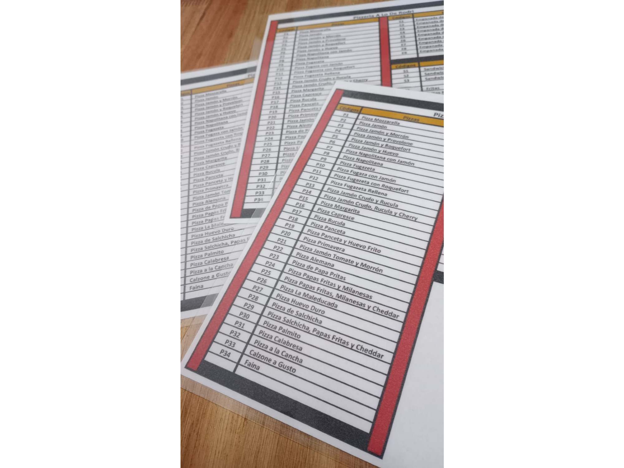 TAMAÑO A3. (30x 42cm.) PLASTIFICADO en CALIENTE.