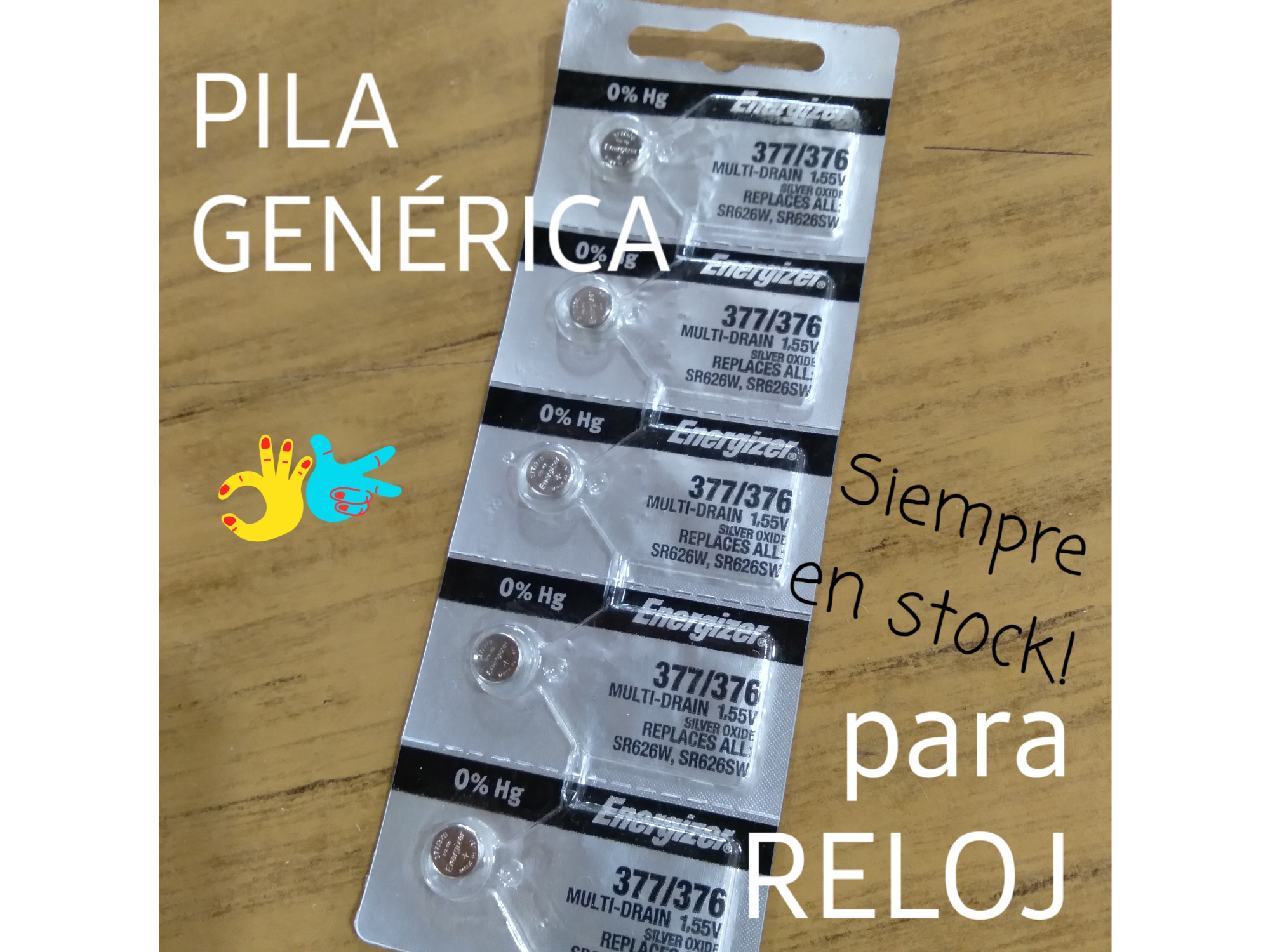 PILA 377/376 ENERGIZER