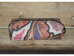 CARTUCHERA CILINDRICA CON DISEÑO BÚLGARO