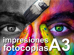 TAMAÑO A3 (30x42cm.) FOTOCOPIAS/IMPRESIONES