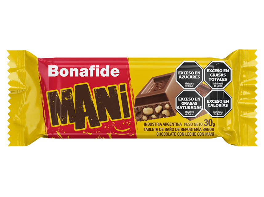 Maní c/Chocolate x 30 Gr. "Bonafide"