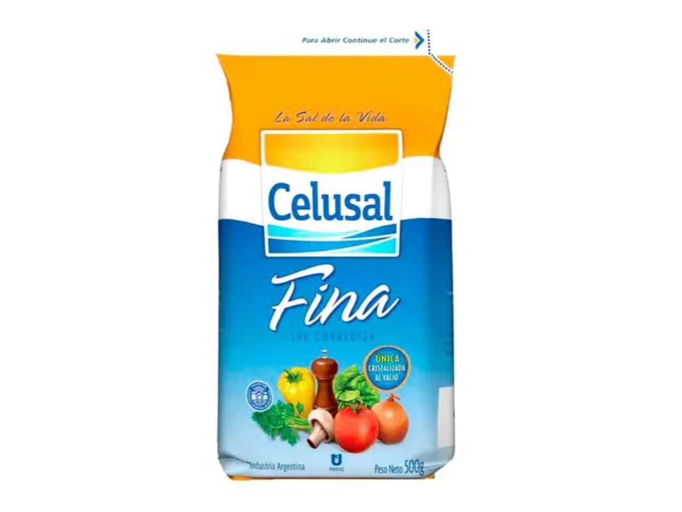 Sal Fina paquete x 500 Gr. "Celusal"