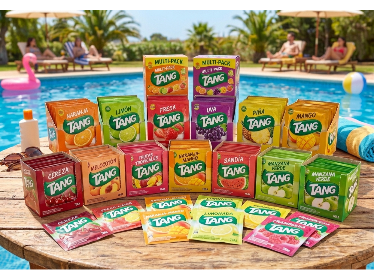 Polvo para Preparar jugos en sobre "Tang"