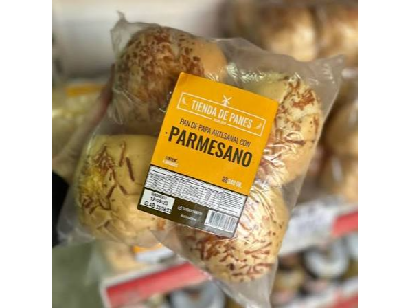 Pan de Papa c/Parmesano x 4 Un. "Tienda de Panes"