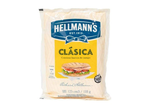 Mayonesa Clásica sobre x 125 Gr. "Hellmann´s"
