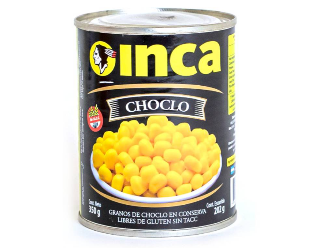 Choclo Amarillo en Granos lata x 350 Gr. "Inca"